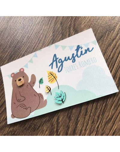 Tarjetas personales para bebés y niños