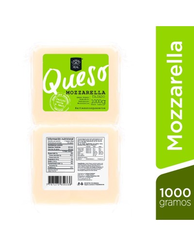 Queso Mozarella Tajado Kilo