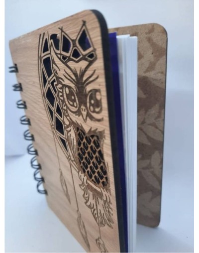 Cuadernos  grabados y cortados a laser