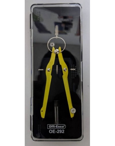 Estuche compás metálico semi profesional 