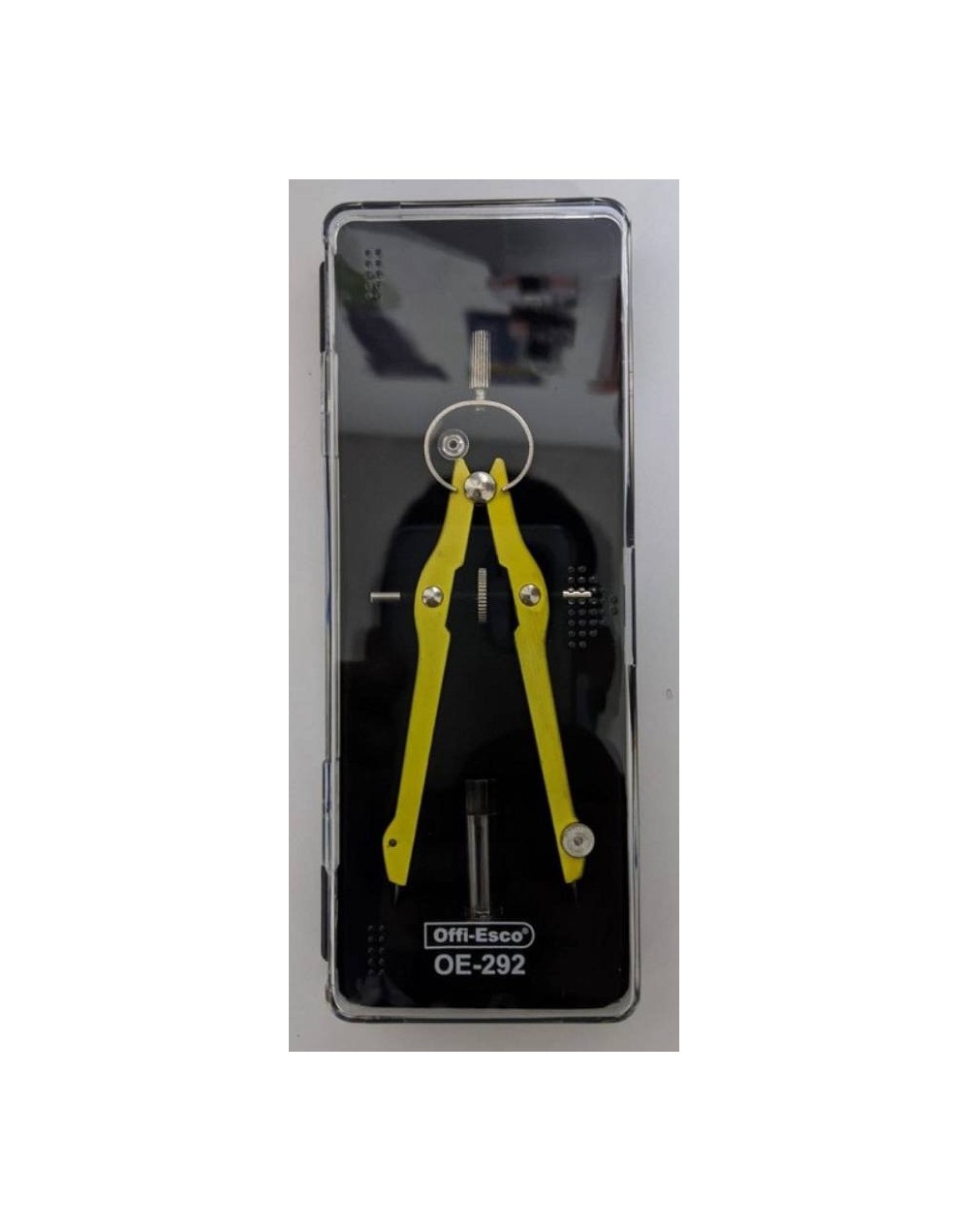 Estuche compás metálico semi profesional 