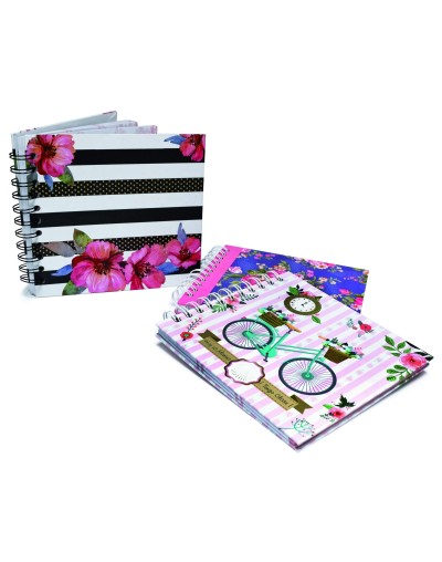 Libreta tapa dura anillada