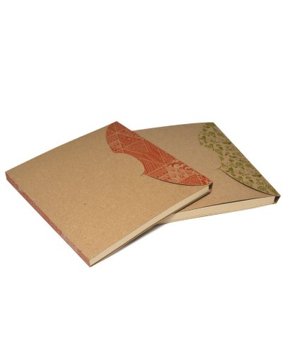 Libreta ecológica aceituna o naranja