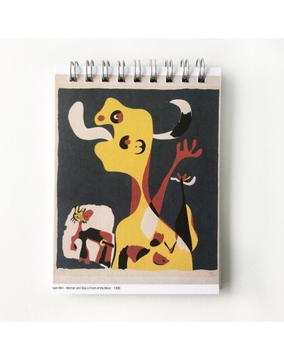Mini libretas anilladas miró x3 unidades motivos surtidos