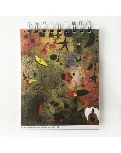 Mini libretas anilladas miró x3 unidades motivos surtidos