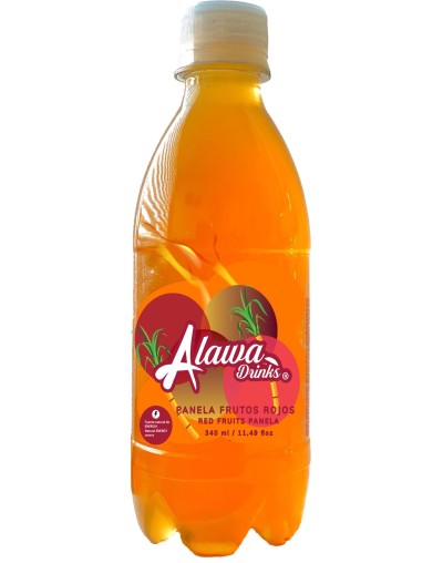 Alawa Drinks Panela Frutos Rojos x12