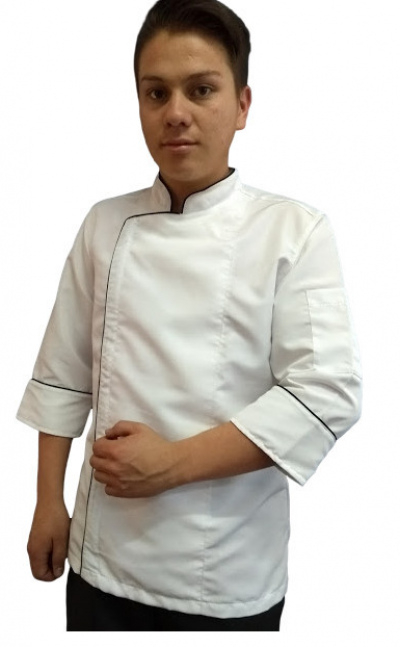 Chaqueta Chef Antifluido Blanca