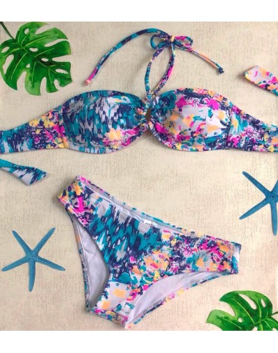 Bikini Strapless Aguamarina 