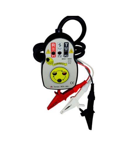 Fasimetro cat iv 600v scontacto metalico  minipa mfa850