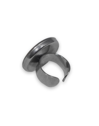 Anillo flores naturales encapsuladas  optimista 