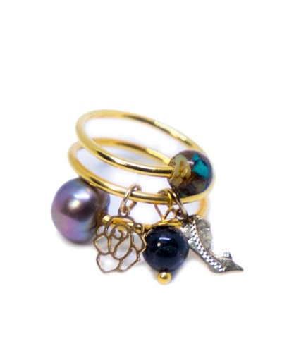 Anillo Piedritas de María