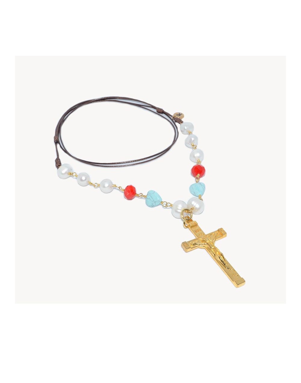 Collar amor a la cruz