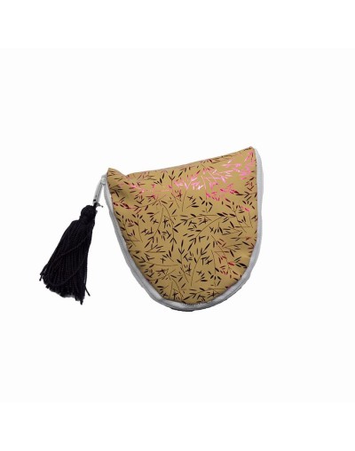 Bolsa plegable arabescos blanca