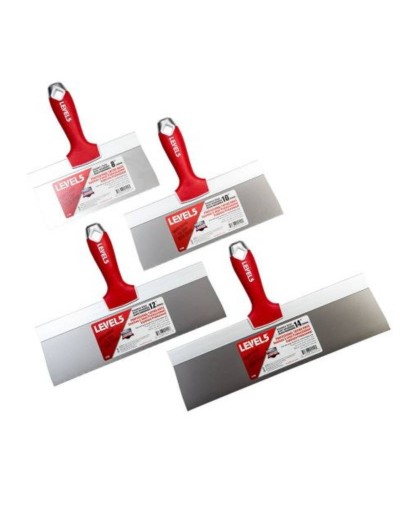 Combo espatulones level5 tools acero inoxidable