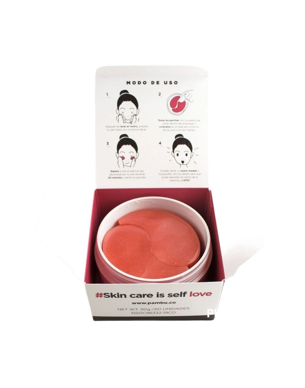 Pambú eye spot [parches de hidrogel con esencia de granada roja 60 pcs