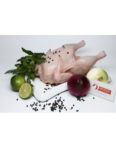Pollo entero blanco lb