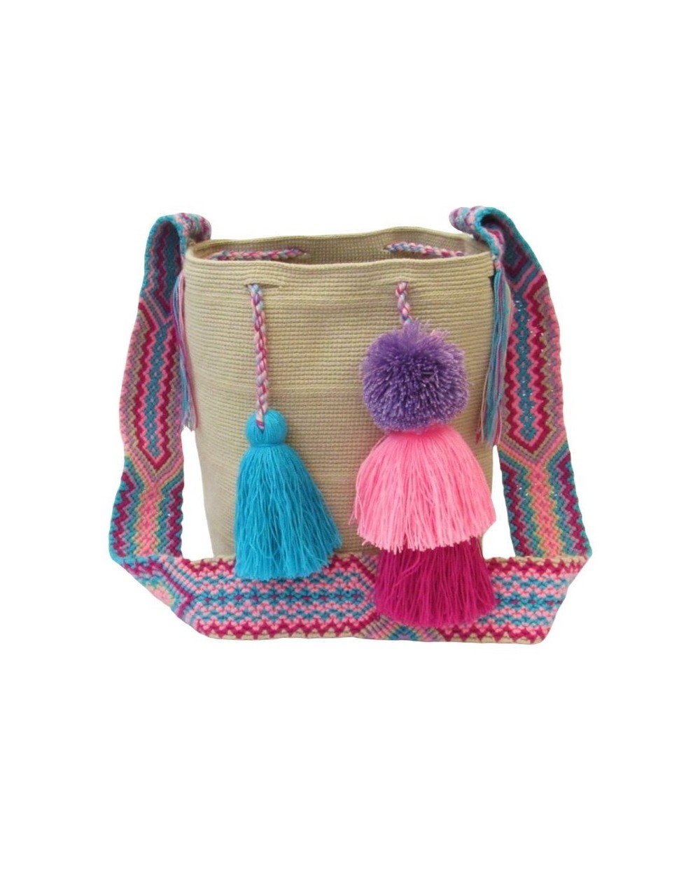 Mochila wayuu multicolor