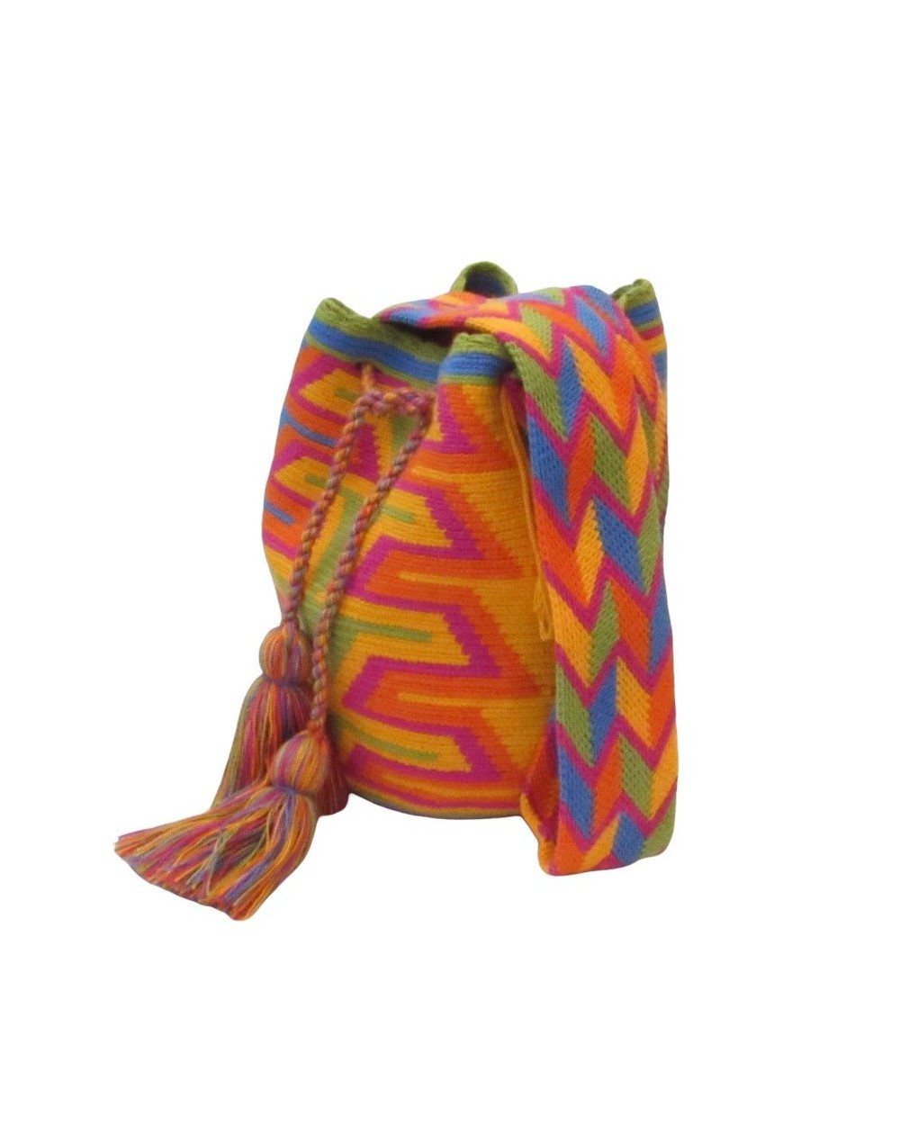 Mochila wayuu multicolor pastel