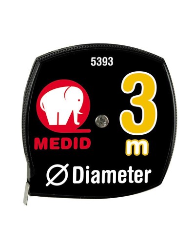 Flexómetro estuche extraplano 3mx7mm Medidor diámetros