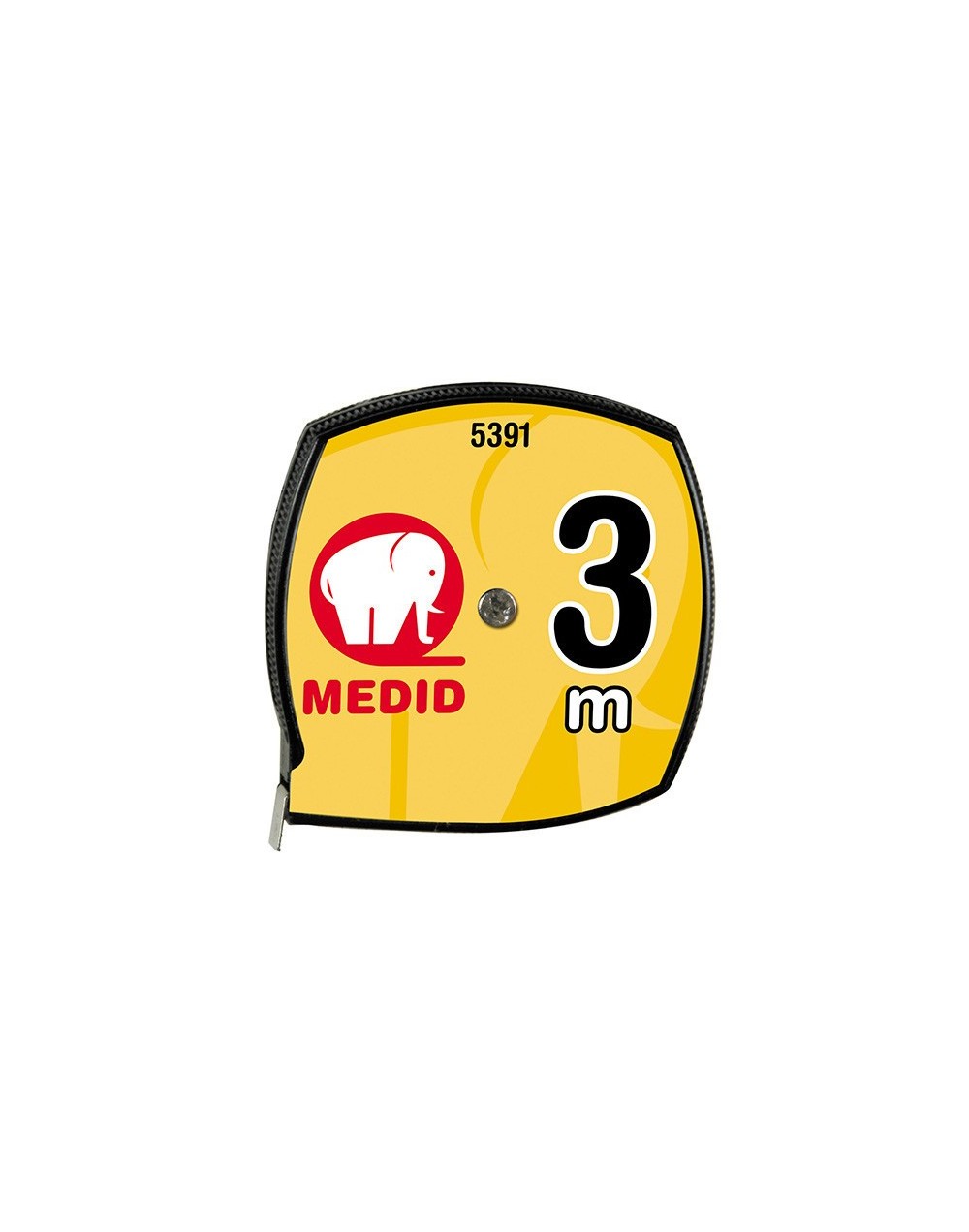 Flexómetro ABS extraplano 45x45x9mm 3mx7mm