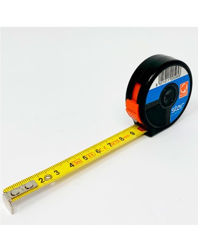 Flexometro super compacto diam 5 cm 3mx13mm con freno