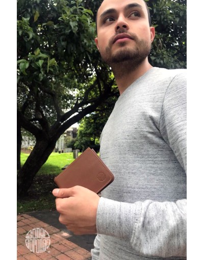 Billetera lisa hombre songo sorongo  descuento