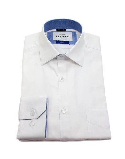 Camisa blanca para hombre