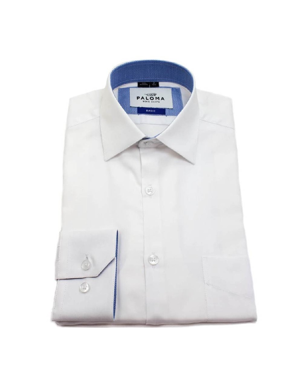 Camisa blanca para hombre
