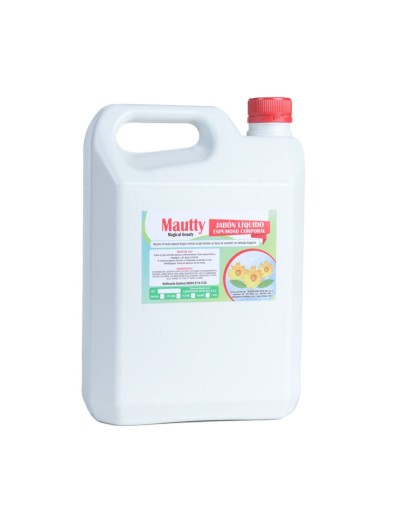 Jabón líquido espumoso corporal