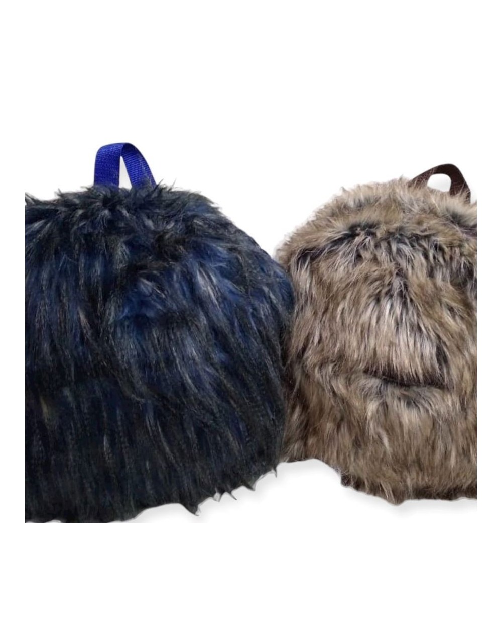 Morral de peluche largo
