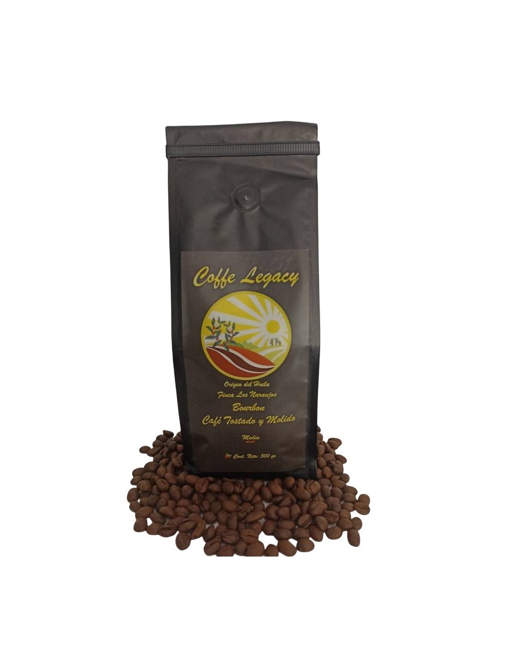 Coffe legacy  bourbon rosado 500 gr