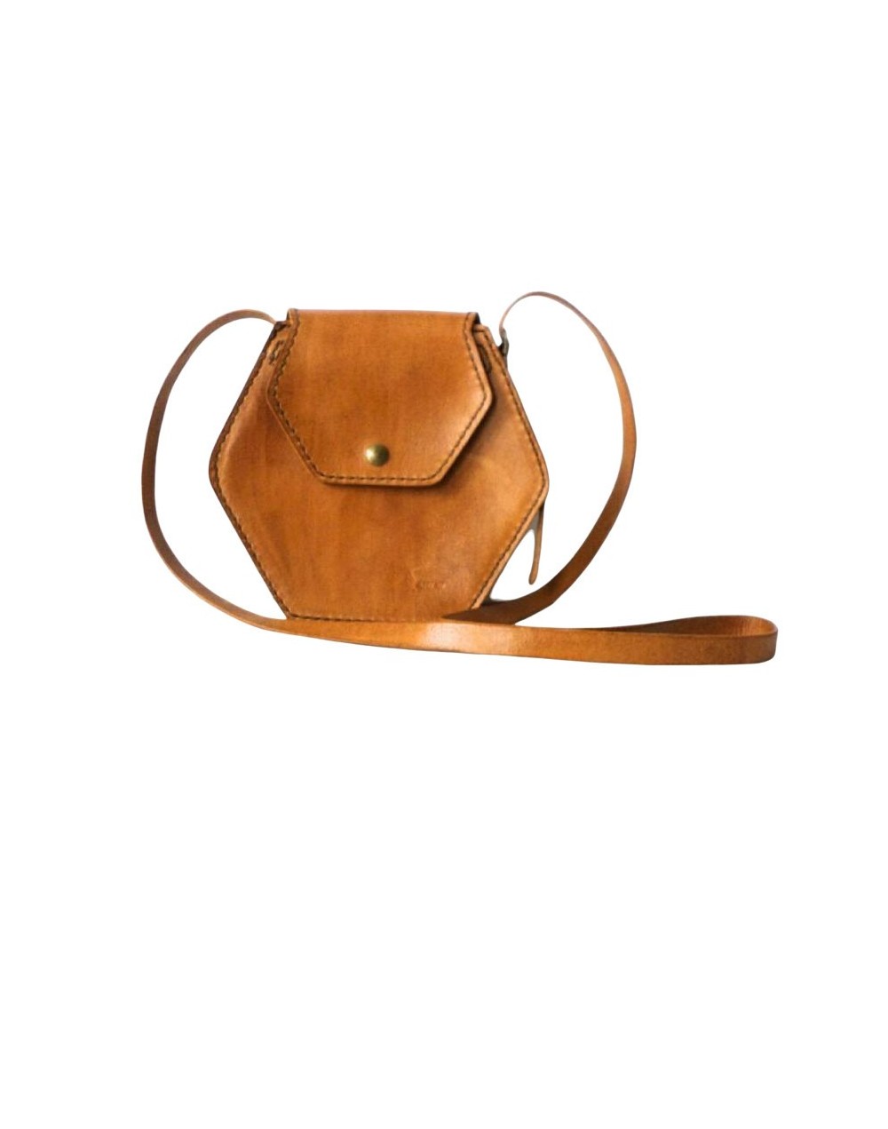Cartera ANKAY Panal 100 Cuero Natural