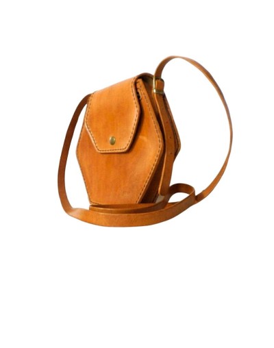 Cartera ANKAY Panal 100 Cuero Natural