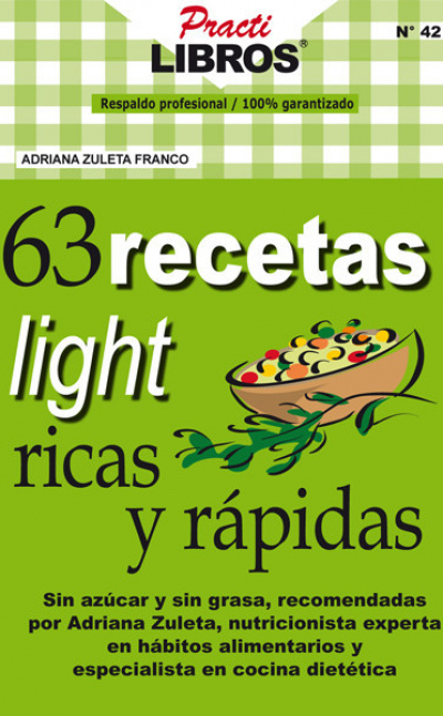 PractiLibros - 63 recetas light ricas y rápidas (Impreso)
