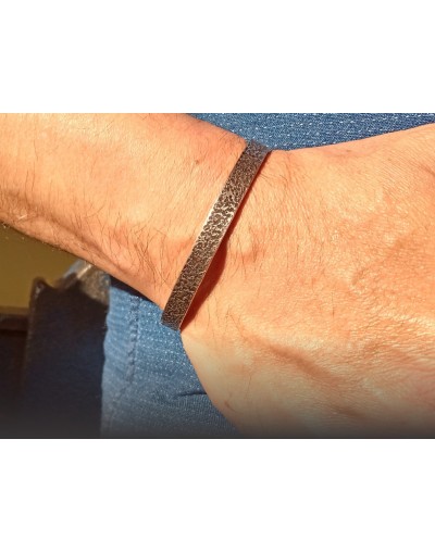 Pulsera Fuerza Cincelada 7 mm