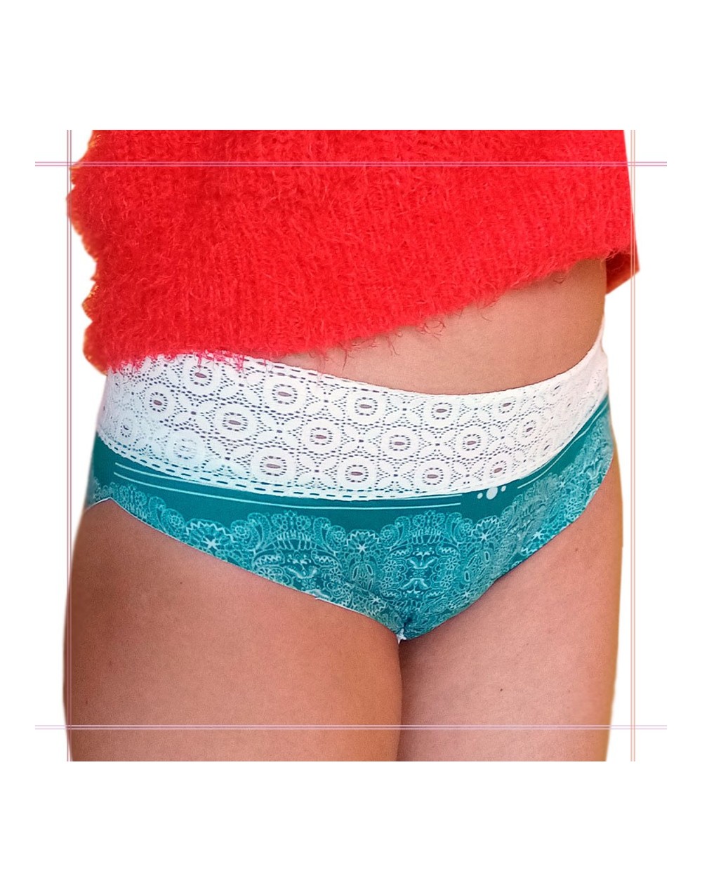 Panty Acuario verde