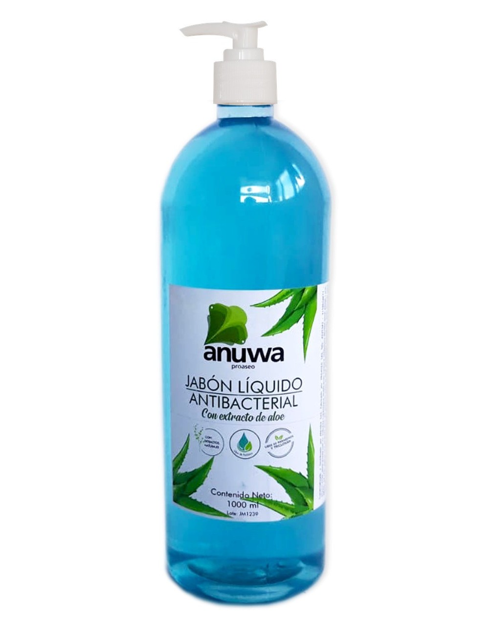 Jabón Líquido Antibacterial ANUWA 1 Litro