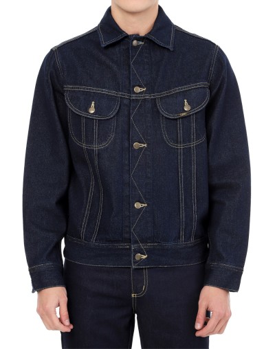 Chaqueta de jean clásica lec lee para hombre  indigo oscuro