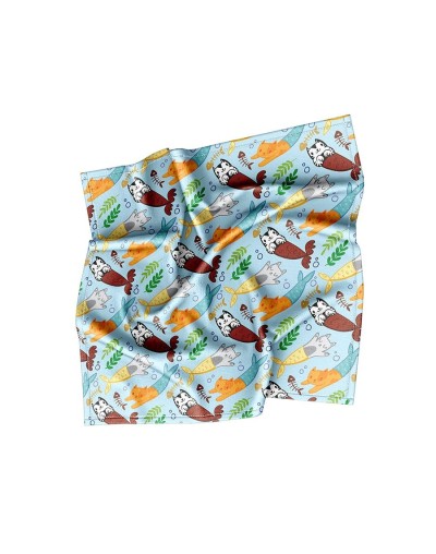 Pañoleta estampada hipoalergénica