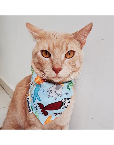 Pañoleta estampada hipoalergénica