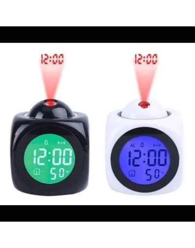 Reloj despertador multifuncional digital lcd