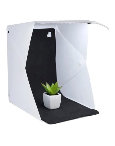 Caja luz led estudio fotografía plegable 40x40 profesional