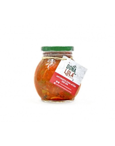 Antipastos  con atún picante y vegetariano