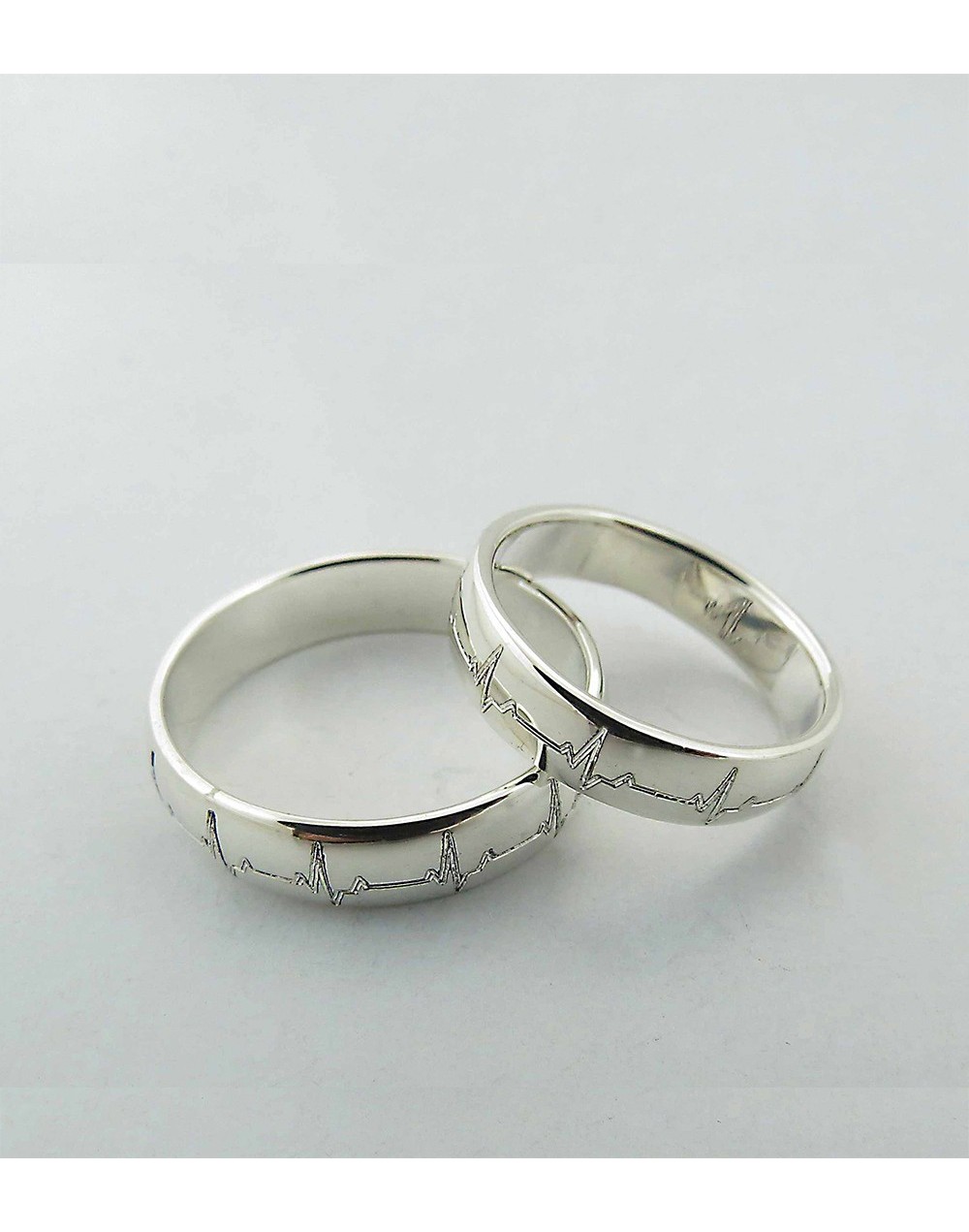 Argollas Anchas Latidos de Amor