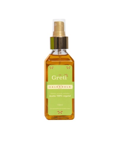 Aceite concentrado de caléndula 150 ml - 100% vegetal - greti 