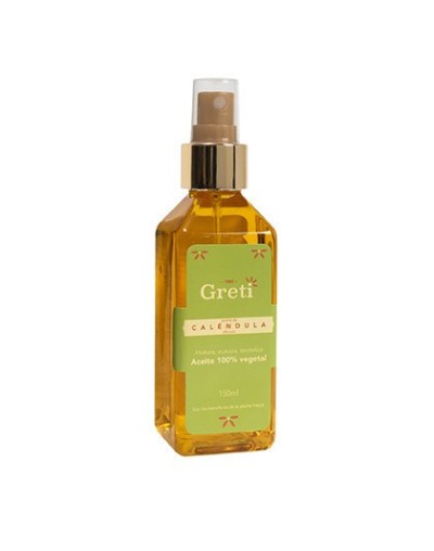 Aceite concentrado de caléndula 150 ml - 100% vegetal - greti 