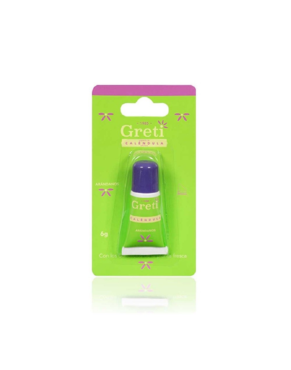 Protector labial de caléndula arándanos - greti