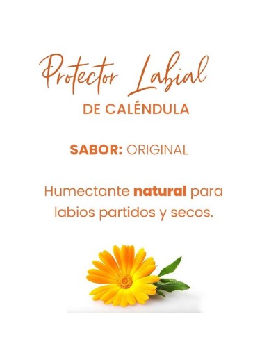 Protector labial de caléndula original - greti