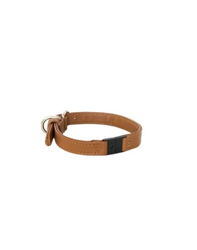 Collar para gato color almond brown