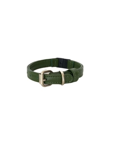 Collar para gato color green cactus 